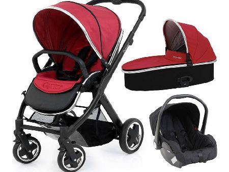 BabyStyle Oyster 2 Black/Tomato Set 2 Oyster