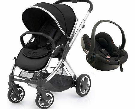 BabyStyle Oyster 2 Mirror/Black Izi Go Set 1