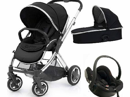 BabyStyle Oyster 2 Mirror/Black Izi Go Set 2