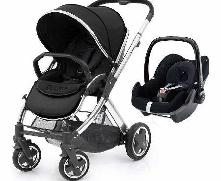 BabyStyle Oyster 2 Mirror/Black Pebble Set 1