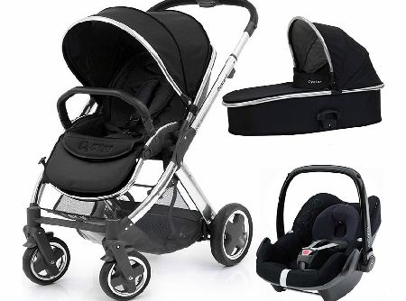 BabyStyle Oyster 2 Mirror/Black Pebble Set 2