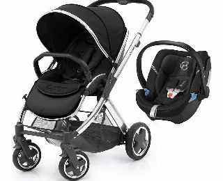 BabyStyle Oyster 2 Mirror/Black Set 1 Aton