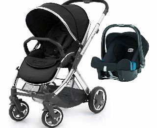 BabyStyle Oyster 2 Mirror/Black Set 1 Baby-Safe