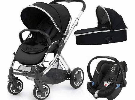 BabyStyle Oyster 2 Mirror/Black Set 2 Aton