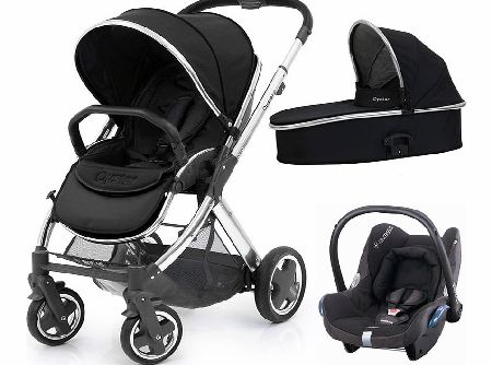 Oyster 2 Mirror/Black Set 2 Cabriofix