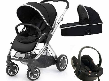 BabyStyle Oyster 2 Mirror/Black Set 2 Izi Go