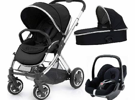 BabyStyle Oyster 2 Mirror/Black Set 2 Pebble