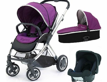 BabyStyle Oyster 2 Mirror/Grape Baby-Safe Set 2