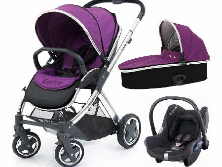 BabyStyle Oyster 2 Mirror/Grape Cabriofix Set 2