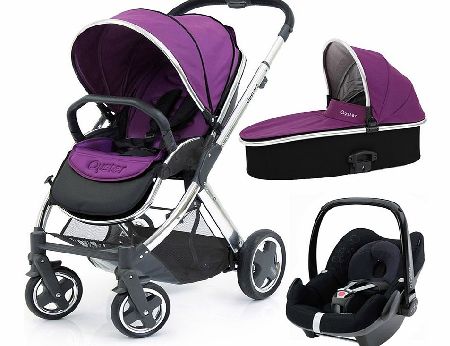 BabyStyle Oyster 2 Mirror/Grape Pebble Set 2