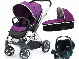 BabyStyle Oyster 2 Mirror/Grape Set 2 Baby-Safe