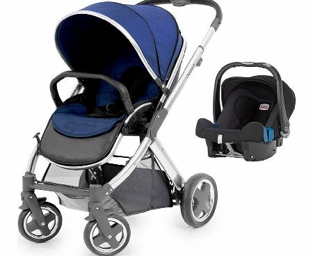 BabyStyle Oyster 2 Mirror/Navy Baby-Safe SHR Set 1