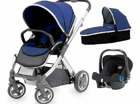 BabyStyle Oyster 2 Mirror/Navy Baby-Safe SHR Set 2