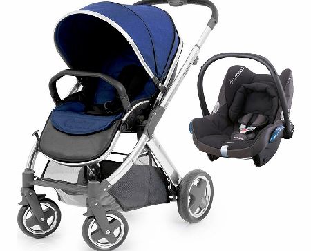 BabyStyle Oyster 2 Mirror/Navy Cabriofix Set 1