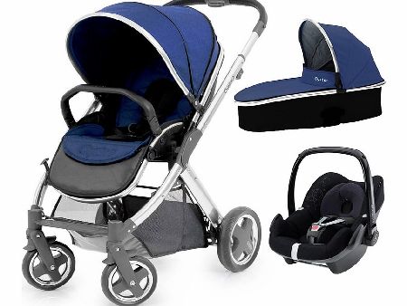 BabyStyle Oyster 2 Mirror/Navy Pebble Set 2