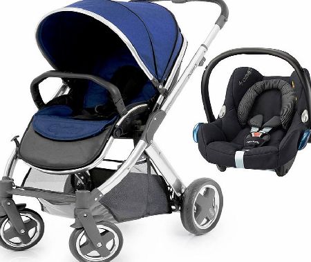 BabyStyle Oyster 2 Mirror/Navy Set 1 Cabriofix