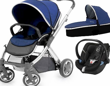 BabyStyle Oyster 2 Mirror/Navy Set 2 Aton