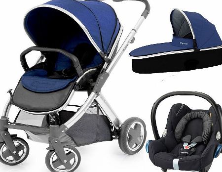 BabyStyle Oyster 2 Mirror/Navy Set 2 Cabriofix