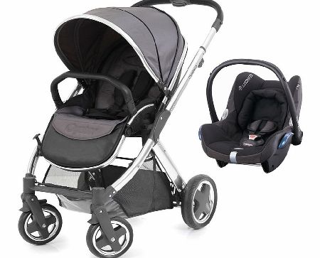BabyStyle Oyster 2 Mirror/Slate Cabriofix Set 1