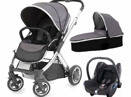 BabyStyle Oyster 2 Mirror/Slate Cabriofix Set 2