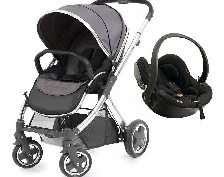 BabyStyle Oyster 2 Mirror/Slate Izi Go Set 1
