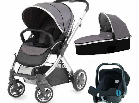 BabyStyle Oyster 2 Mirror/Slate Set 2 Baby-Safe