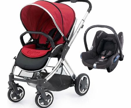 BabyStyle Oyster 2 Mirror/Tomato Cabriofix Set 1