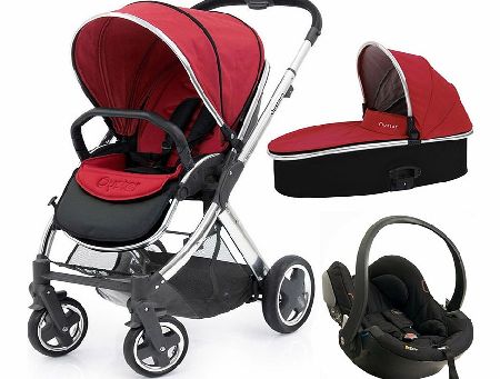 BabyStyle Oyster 2 Mirror/Tomato Izi Go Set 2