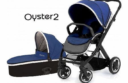 BabyStyle Oyster 2 Pram Black / Navy