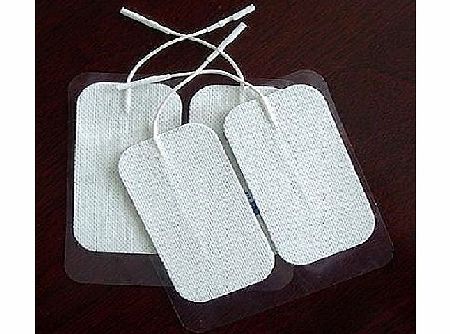 BABYTENS 4 x TENS PADS LABOUR MATERNITY, BACK, NECK, SHOULDER PAIN ELECTRODES FOR TENS MACHINE PAIN RELIEF (1 X PACK) LARGE 100 X 50 10 X 5 replacements ELLE, Femme. Lady, Boots, Babi, Obi, Lloyds and Neurotra