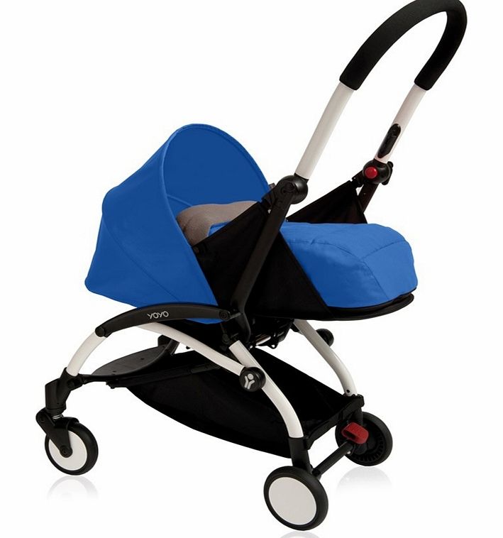 BabyZen YoYo 0m  Pram White/Blue