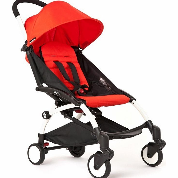 BabyZen YoYo 6m  Stroller White/Red