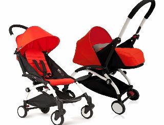 BabyZen YoYo Complete Pram White/Red 2014