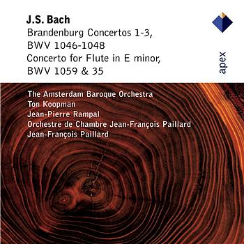 Bach, JS : Brandenburg Concertos Nos 1 3 and Flute Concerto - Apex