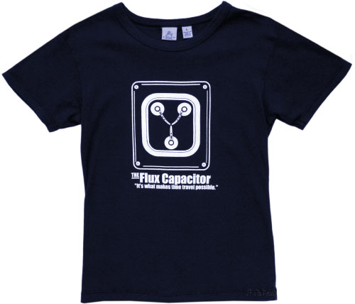 Back to the Future Flux Capacitor Ladies T Shirt