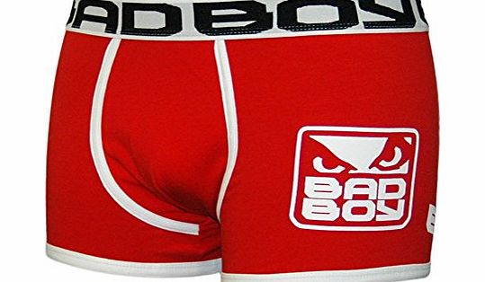 Bad Boy MMA Elite Underwear Boxer Shorts - Red - Large