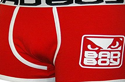 Bad Boy MMA Elite Underwear Boxer Shorts - Red - Small