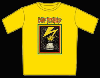Bad Brains Capital Yellow T-Shirt
