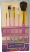 Body Collection Cosmetics Brush Set in Stand 5 Cosmetics Brushes