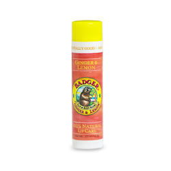Badger Balm Badger Ginger and Lemon Lip Balm Stick 4.2g