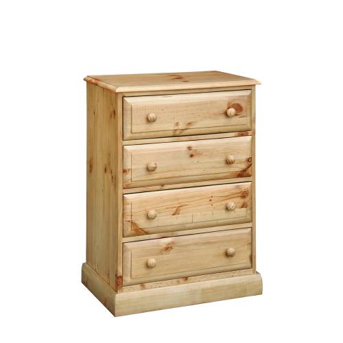 Badger Pine Furniture Badger Pine 4 Drawer Chest