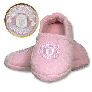 Man Utd FC Slippers - Infants - Pink
