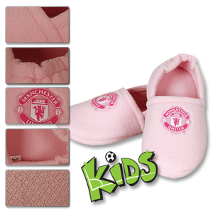 Man Utd Slippers - Girls - Pink