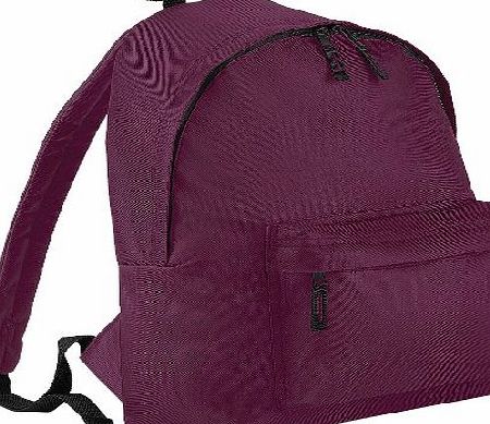 BagBase  Fashion Backpack / Rucksack (18 Litres) (One Size) (Burgundy)