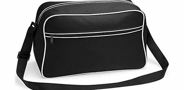 BagBase  retro Shoulder Bag in Black and White