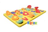 BagNow Magnetic Foam Board Alphabets Learning Board (Capital A to Z) - Yellow