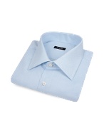 Bagutta Classic Light Blue Premium Cotton Italian Dress Shirt