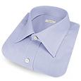 Bagutta Light Blue Classic Spread Collar Cotton Dress Shirt