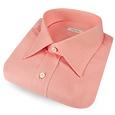 Salmon Pink Classic Spread Collar Cotton Dress Shirt
