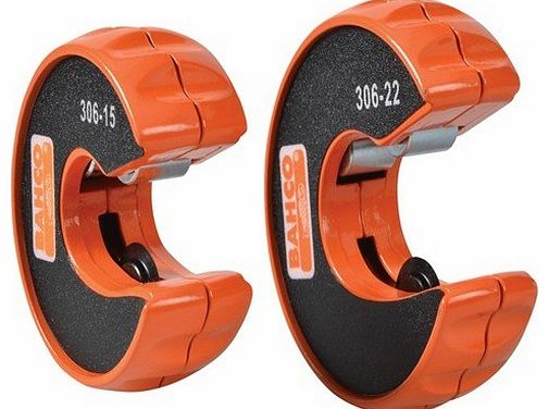 Bahco 306 Pipe Slice Twin Pack 15mm 